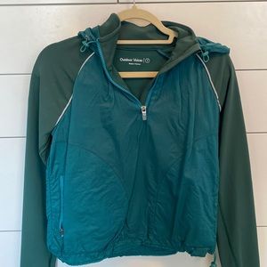 Outdoor Voices - Frostknit running hoodie - Small - green